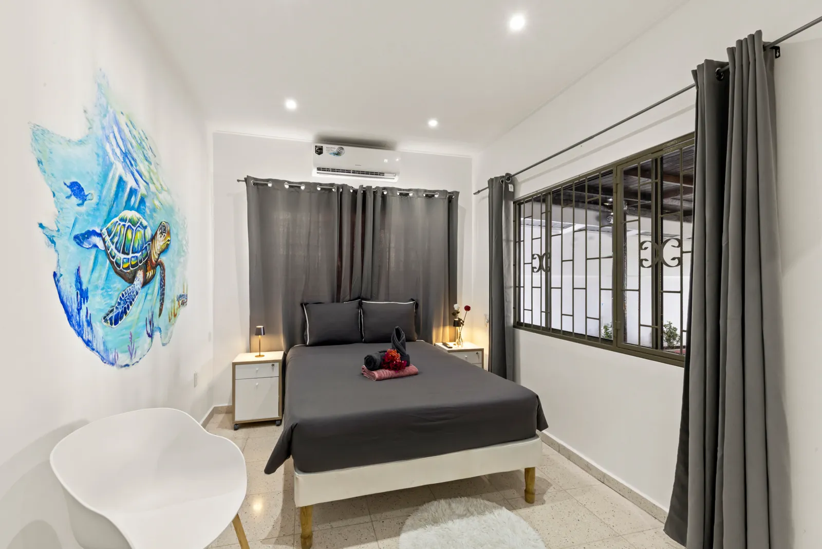 Kleurrijk Appartement nabij Marie Pampoen Beach, foto 3